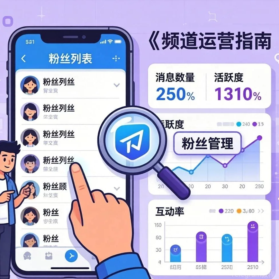 Telegram效率工具教程配图 - 团队协作利器：Telegram群组与频道的正确打